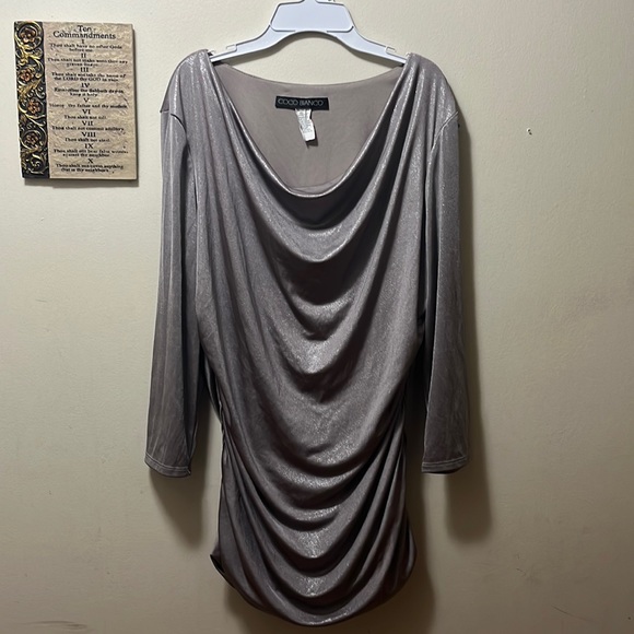 Sparkly Grey dress size L - Picture 1 of 6